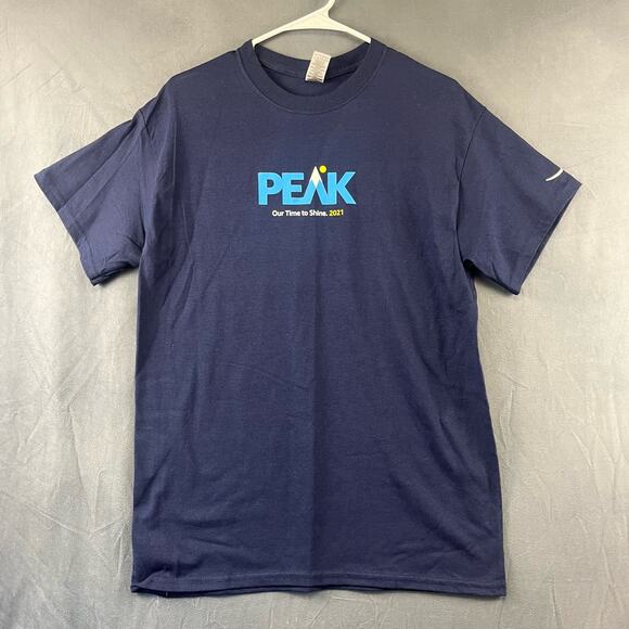 Blue Peak Our Time to Shine Amazon Shirt Gildan Mens Medium Short Sleeve Graphic - Picture 1 of 8